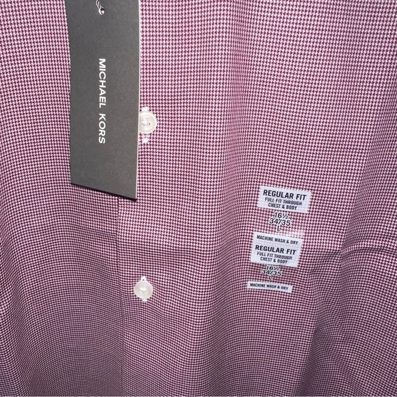 New Michael Kors Airsoft Stretch Dress Shirt - Picture 2 of 7